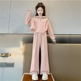 thumbnail image 3 of CONYUMN Outfits for Girls 10-12 Girl 2 Piece Outfits Fall Trendy Sweatsuit Oversized Sweatshirt Sweatpants Matching Sweat Set Kids Clothes Girls Size 10-12 (Red,120), 3 of 4
