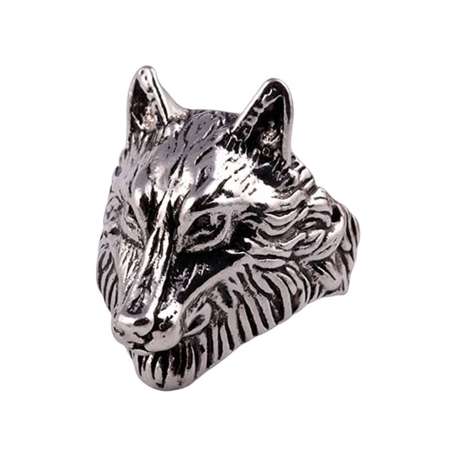 Guardurnaity Anillo Animal Aleación clásica Sólido A prueba de herrumbre Dedos Anillos Personalidad Circlet Boda Fiesta de Navidad Distintivo de moda Ropa, zapatos y accesorios Miscelánea 2.1 cm