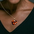 thumbnail image 3 of Maple Leaf Pumpkin Necklace Personalized Custom Photo Round Pendant Adjustable Stainless Steel Necklaces with Gift Box for Men Women Mothers Valentine's Jewelry Gift, 3 of 6