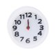 thumbnail image 1 of Simple Round Plastic Alarm Clock Small Desktop Clock Luminous Hour and Minute Hand Kids Wall Mounted Alarm Clock Without Battery (White), 1 of 2