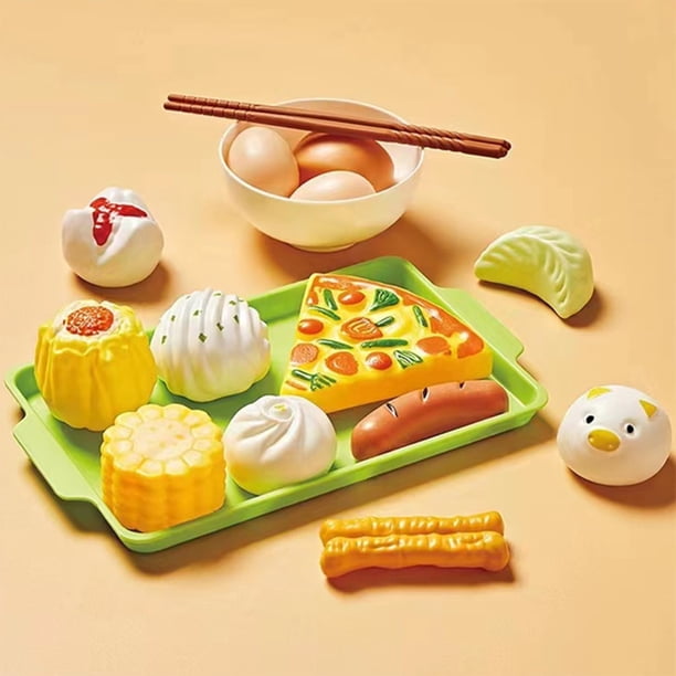 Ofertas de Black of Friday kkbbma Toys under $5 Finge Play Food For Kids Kitchen una cocina realista de comida y fingir juegos de comida para niños de 4 años o más con combinaciones felices y