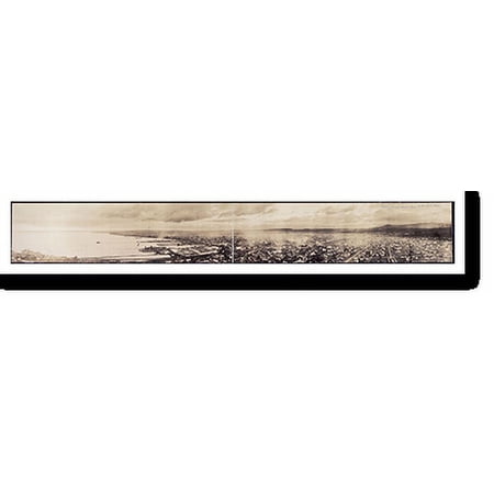 Historic Print, WA 1909a Bellingham PHOTO, Width 7" x Length 36"