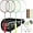 2U/4Pack Colorful, variant on Badminton Racquets Set Professional Badminton Rackets Lightweight,4 Pack/2 Pack Carbon Fiber, 3 Feather Shuttlecocks, with Protect Case & Overgrip,for Beginners,Advanced Players