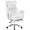 White, variant on CONCETTA Executive Ergonomic Home Office Chair with Footrest & Lumbar Support, Big Tall High Back, PU Leather, Adjustable & Swivel, Black