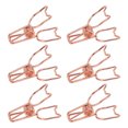 thumbnail image 1 of Paper Clamps, Hollowed 100pcs Binder Clips Cute Cartoon  For Home Gold,Rose Gold, 1 of 8