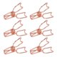 thumbnail image 1 of Clips de carpeta de metal Bling Bling 100 piezas en forma de gato, 1 of 12
