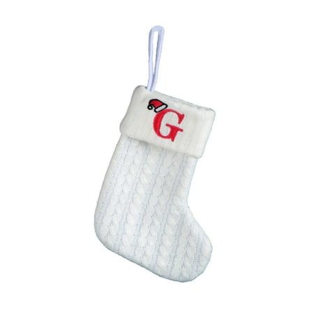 

Acrylic Chandelier Garland Decorative Knitted Socks Socks Embroidery Letters Children s Candy Gift Bag White Christmas Socks Gift Bag