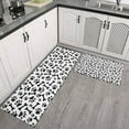 thumbnail image 2 of Paw Prints and Bones Kitchen Rugs Sets Of 2,Anti Fatigue Kitchen Mat Rugs Non Slip Washable,Decorative Kitchen Floor Mats for Kitchen,Sink,Laundry,17"x30"+17"x47", 2 of 7