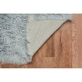 thumbnail image 2 of Linon New Flokati Hand Woven Wool 3'6"x4'6" Rug in Gray, 2 of 5