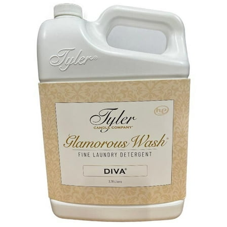 Tyler Candle Diva Glamorous Wash Liquid Laundry Detergent, 48 Loads, 128 fl oz