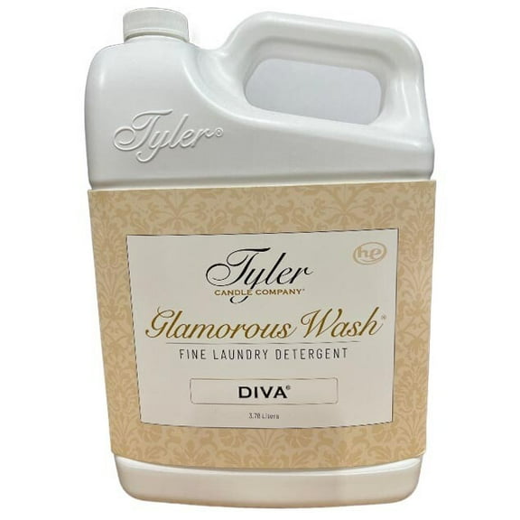 Tyler Candle Diva Glamorous Wash Liquid Laundry Detergent, 48 Loads, 128 fl oz