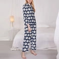 thumbnail image 3 of Naloa Cute Sheep With Star Pajamas for Women Set, Womens Pajama Sets, Lounge Sets for Women, 2pjs for Women-Medium, 3 of 7