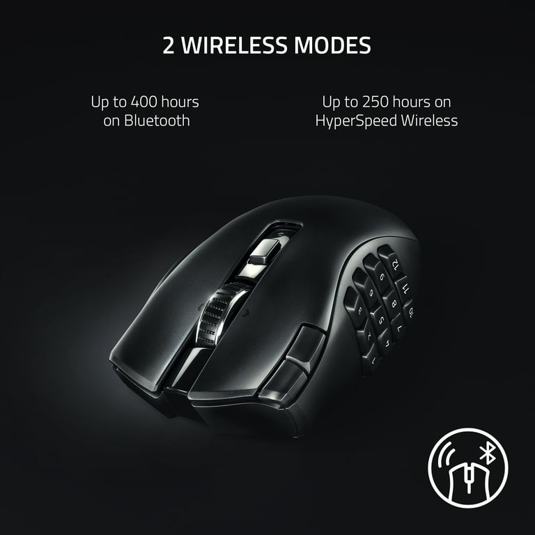 Razer Naga V2 HyperSpeed Bluetooth Gaming Mice with AA Razer Naga V2 HyperSpeed Bluetooth Gaming Mice with AA