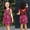 Violet, variante sur Robes pour Filles Style Ankara Dos Nu Manches Volantes Traditionnelles Robe pour Enfants 16 Ans Tenue de Fête à la Mode pour Tout-Petits et Jeunes Filles