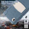 thumbnail image 3 of XYX Case for Samsung Galaxy Tab A9 8.7 inch (SM-X110/SM-X115), Dual Layer Slim Heavy Shockproof Rugged Protective Cover Case with Kickstand (Cornflower Blue), 3 of 7