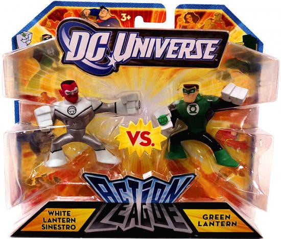 DC Comic Universe Action League White Sinestro Vs Green Lantern  Action Figure 