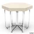thumbnail image 4 of OFM Hex Series Model 66 Vinyl Hexagon Stool, Leaf with Chrome Frame, 4 of 5