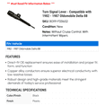 thumbnail image 2 of Turn Signal Lever - Compatible with 1982 - 1987 Oldsmobile Delta 88 1983 1984 1985 1986, 2 of 2
