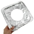 thumbnail image 4 of NICEXMAS 10Pcs Universal Fit Aluminum Foil Gas Range Drip Pans Oil Resistant Stove Liners, 4 of 5