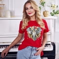 thumbnail image 2 of Animal Shirt, Shirt with Animals, Tee Shirt with Antique Animal Medallion, 2 of 22