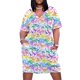 thumbnail image 2 of Roarsome Dinosaur Alphabet Loose Pocket Dress luxury evening dresses 2025 summer women's dress 2025, 2 of 7