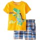 thumbnail image 1 of Pijamas de algodón para niños y niñas, ropa de dormir de 2 a 7T con bonito gato, conjunto de ropa interior de manga corta, 1 of 4