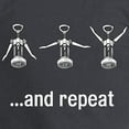 thumbnail image 3 of CafePress - Wine Open And Repeat Long Sleeve Dark T Shirt - Long Sleeve Dark T-Shirt, 3 of 4