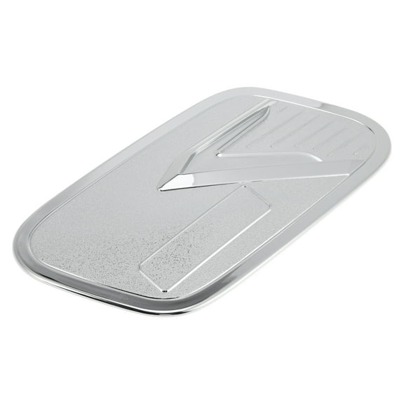 Fuel Tank Door Cap for Volvo XC40 2019-2025 Fuel Filler Flap Cover Adhesive Type Chrome Silver Tone ABS