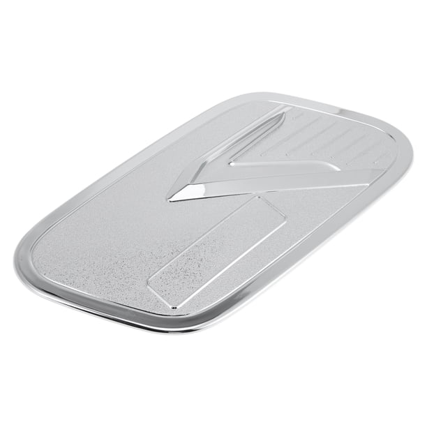 Tapa de la puerta del tanque de combustible para Volvo XC40 2019-2025, cubierta del tapón de combustible, tipo adhesivo, tono plateado de cromo, ABS