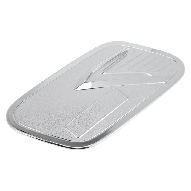 Tapa de la puerta del tanque de combustible para Volvo XC40 2019-2025, cubierta del tapón de combustible, tipo adhesivo, tono plateado de cromo, ABS