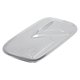 thumbnail image 1 of Tapa de la puerta del tanque de combustible para Volvo XC40 2019-2025, cubierta del tapón de combustible, tipo adhesivo, tono plateado de cromo, ABS, 1 of 1