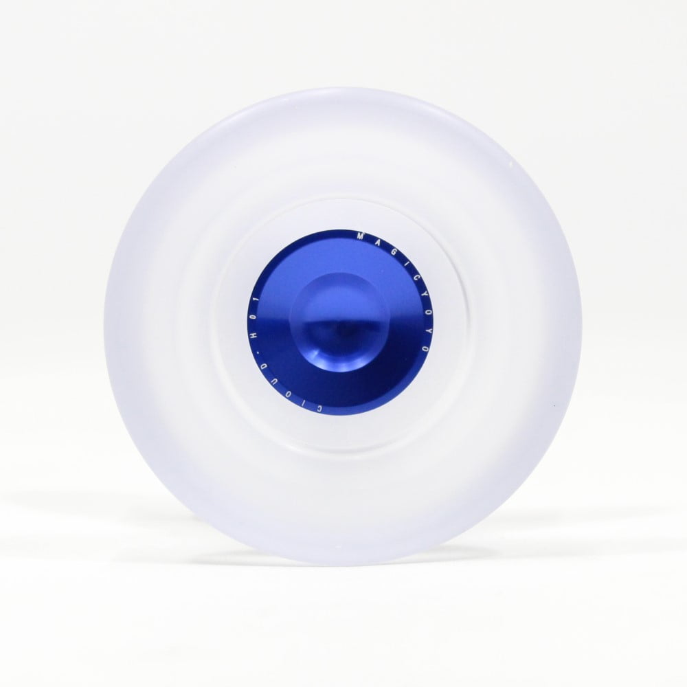 MAGICYOYO H01 Cloud Yo-Yo - Competition YoYo (Clear with Blue Hub)