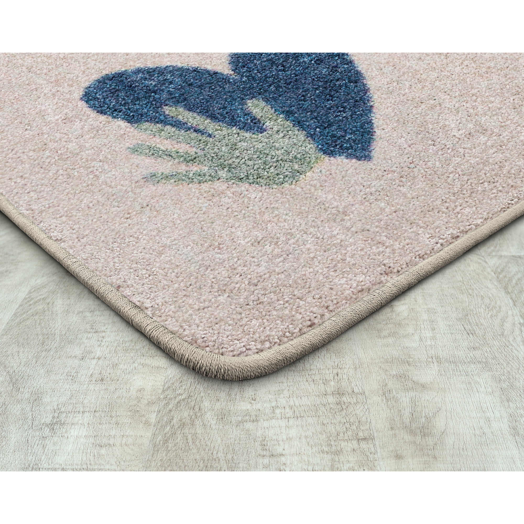 Joy Carpets Alphabet for Everyone 5'4" x 7'8" Indoor Area Rug in Color Multi