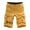Yellow, variant on Turilly Plus Size Shorts for Men Casual Pure Color Outdoors Pocket Beach Work Trouser Cargo Shorts Pant