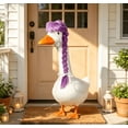 thumbnail image 5 of Porch Goose Wig for 23 Inch Goose Statue, Funny Goose Hairpiece Decoration, Removable Goose Accessories with Elastic Fit, Outdoor Garden Yard Patio Lawn Goose Decor, 5 of 5