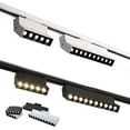 thumbnail image 5 of Foco LED para riel, reflector LED regulable, CA 90-260 V, COB, luz lineal, rejilla, lámpara de riel de 10 W, 20 W, 30 W, 40 W para iluminación interior, 5 of 5
