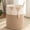 Brown/White, variant on Large Laundry Basket Hamper - Cotton Rope Woven Basket for Blankets, Toys, Clothes - Tall Decorative Nursery Hamper with Long Handles, Brown/White