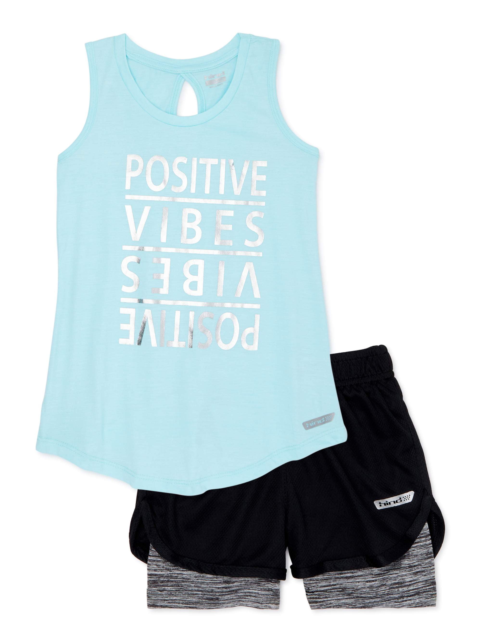 Real Love Girls Girls Can Change The World 2-Piece Shorts Set Outfit