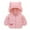 04Pink, variant on Hicidod Baby Boy Girl Winter Coats Hooded Long Sleeve Zipper Puffer Jackets Lightweight Thicken Warm Cute Calf down coat
