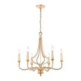 thumbnail image 1 of Elk Lighting 11176/6 La Rochelle 6-Light Parisian Gold Leaf Chandelier, 1 of 1