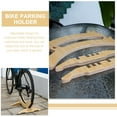 thumbnail image 4 of unbranded 1Pack Rectangular Bike Holder Wood Khaki for Cyclists, 4 of 7