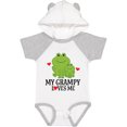 thumbnail image 3 of Inktastic My Grampy Loves Me Frog Boys Baby Bodysuit, 3 of 5
