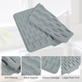 thumbnail image 3 of Unique Bargains Dish Drainer Mat Silicone Drying Mat for Kitchen Counter Fast Drying Matt for Dishes Heat Resistant Non-Slip 15.75x12.6 Inch Light Gray, 3 of 7
