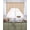 Biscotti Beige, variant on Red Solid Color Swag Curtains for Living Room/Bedroom Windows, Aesthetics Contemporary Luxury Kitchen Curtains and Valances Set 36 Inch Length, Light Filtering Swags Valance Curtain Panels