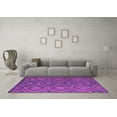 thumbnail image 3 of Ahgly Company Indoor Square Southwestern Purple Country Area Rugs, 5' Square, 3 of 4
