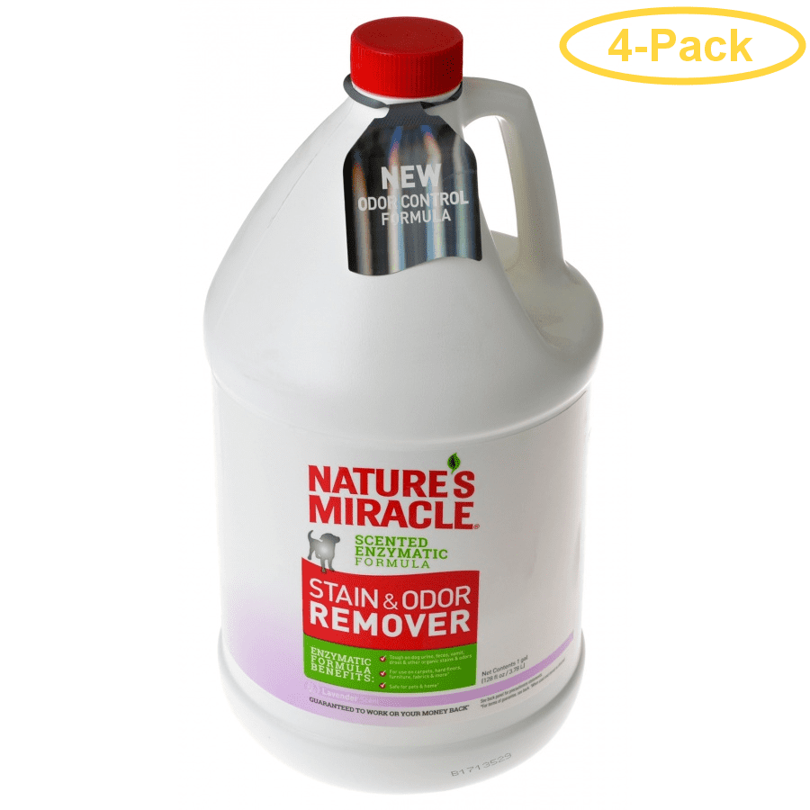 Nature's Miracle Stain & Odor Remover Lavender Scent 1 Gallon Pack
