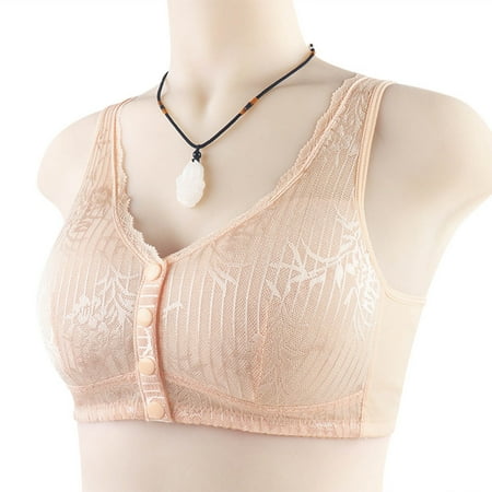 

kpoplk Bra For Women Women s Push Up Plunge Bra Seamless Padded Wireless T-Shirt Bras(Khaki)