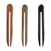6 Pcs Retro U-shaped Hairpin Accessories Pins Headgear Carved Clip Haircube Miss