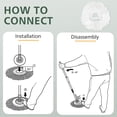 thumbnail image 4 of Cabezales de repuesto Spin Mop para EasyWring, paquete de 4, 4 of 7