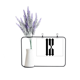 thumbnail image 1 of Tarjeta de jarrón de lavanda artificial Unbranded Numeros romanos nueve en negro 25 x 17 cm, 1 of 3